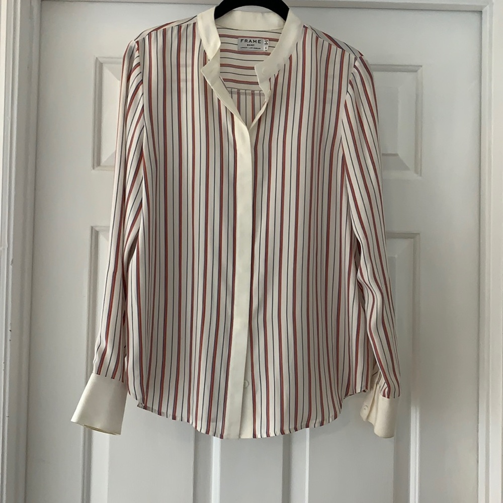 Frame Silk Button Down